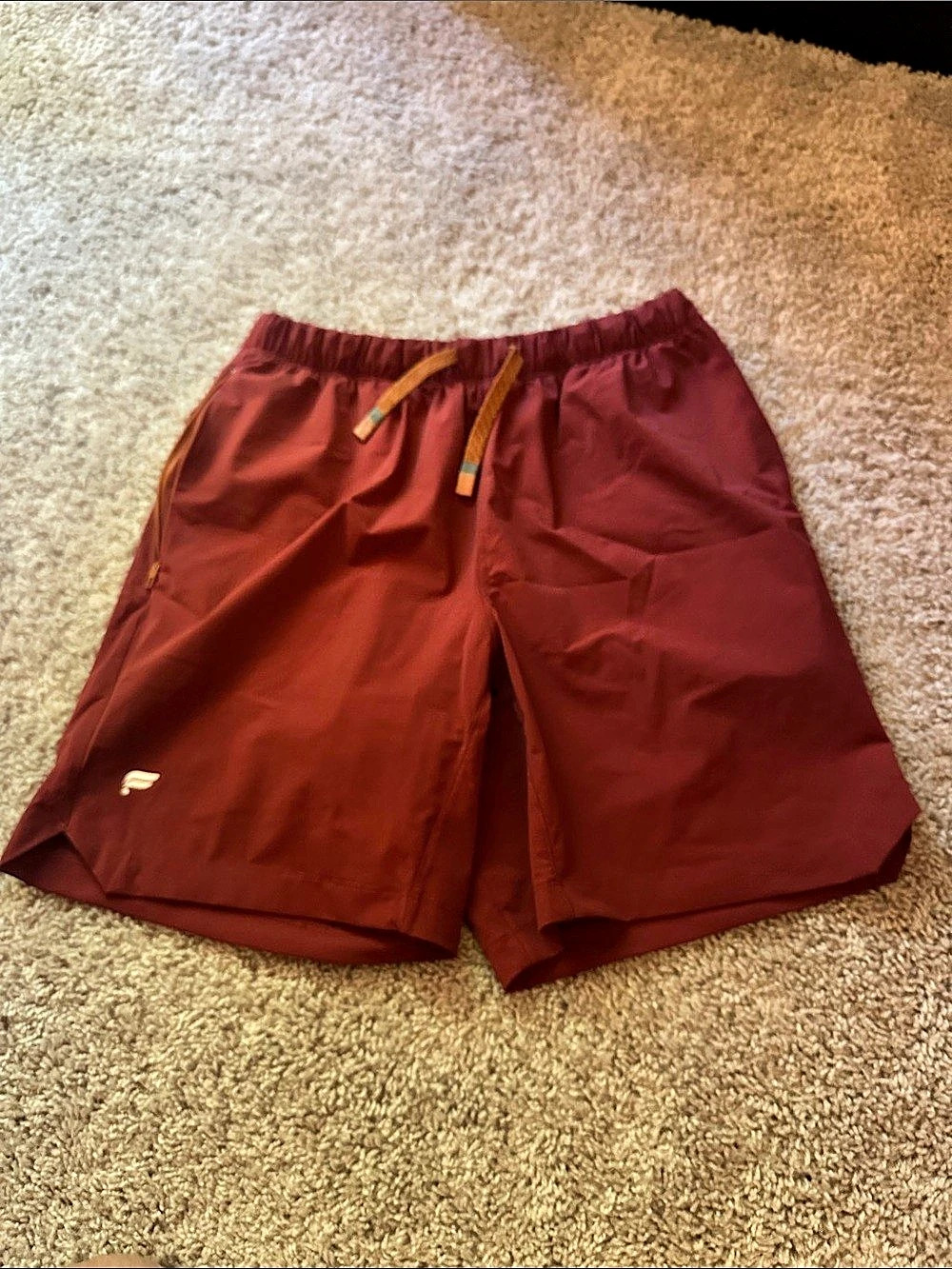 Fabletics The One Short Men's Red Athletic Shorts